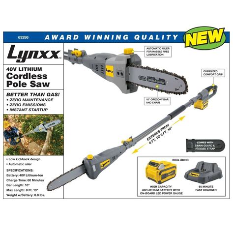 Forklifts can take a lot of abuse through daily wear and tear, and even more so in places with multiple shifts, where lifts are in use 24 hours a day. . Lynxx pole saw replacement parts